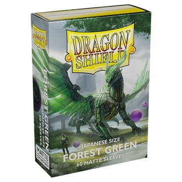 Dragon Shield Малки Протектори за карти 60 броя Dual Матирани - Forest Green