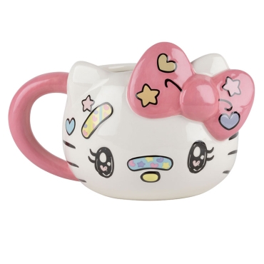 Sanrio 3D Голяма Керамична Чаша - Hello Kitty Kitty Kawaii