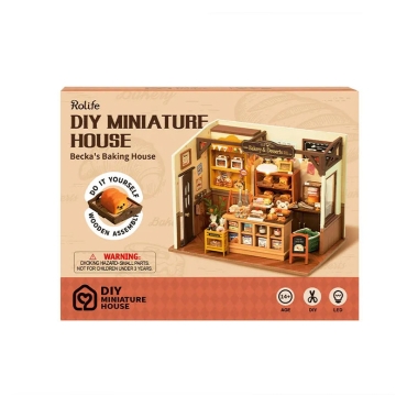 Robotime DIY Model Kit - Becka's Baking House 