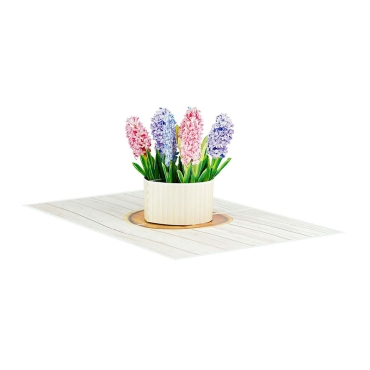 Kiriori POP 3D Greeting Card - Hyacinth