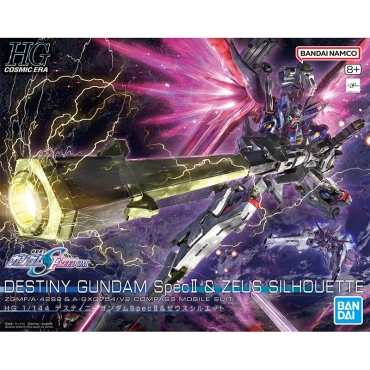 (HG) Gundam Model Kits - Destiny Gundam Spec II & Zeus Sillouette 1/144