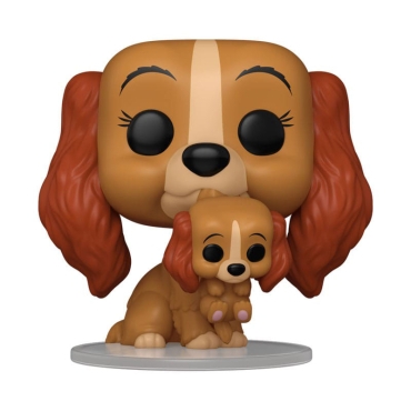 Lady and the Tramp Funko POP! Disney Колекционерска Фигурка - Lady w/puppy #1553