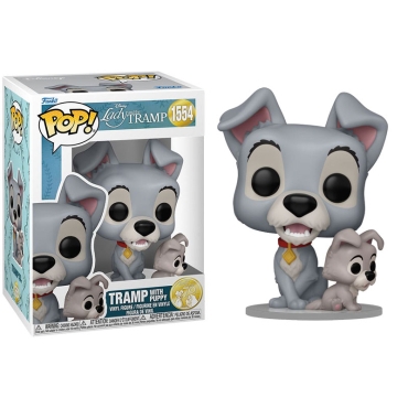 Lady and the Tramp POP! Disney Vinyl Figure Tramp w/puppy #1554