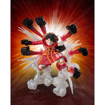 PRE-ORDER: One Piece Figuarts ZERO Extra Battle Колекционерска Фигурка - Monkey D. Luffy -Gum Gum Hawk Gatling-