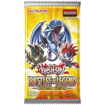 PRE-ORDER: Yu-Gi-Oh! TCG Battle of Legend: Monster Mayhem  - Booster Pack