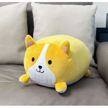 Big Size Plush Toy Cushion - Dog 33cm