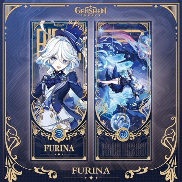 Genshin Impact Двустранен Книгоразделител - Furina