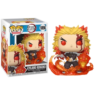 Demon Slayer: Kimetsu no Yaiba Funko POP! Колекционерска Фигурка - Kyojuro Rengoku 9th form Exclusive #1856