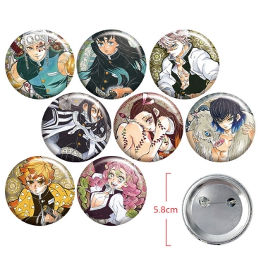 Demon Slayer: Kimetsu No Yaiba Badge - Ver. A Varieties