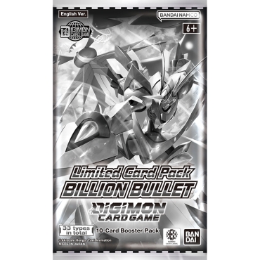 PRE-ORDER: Digimon Card Game - Limited Card Pack Billion Bullet LM-06 - пакет