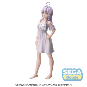 Front view of Alya Luminasta PVC statue 19 cm