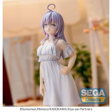 Dress details of Alya Luminasta PVC statue