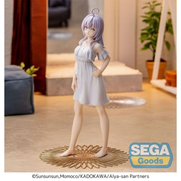 Full-body dynamic pose of Alya Dress Ver statue