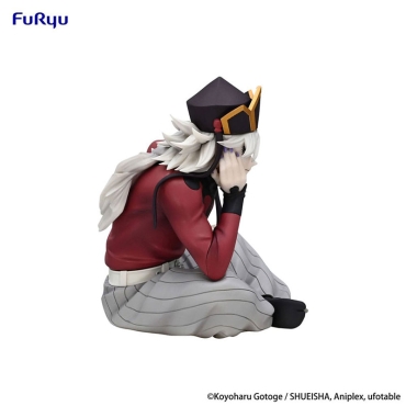 Front view of Douma PVC statue in lotus pose from Demon Slayer