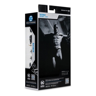 Batman 1989 figure displayed beside its original box