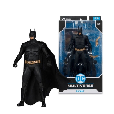Batman Begins action figure with stand – full view