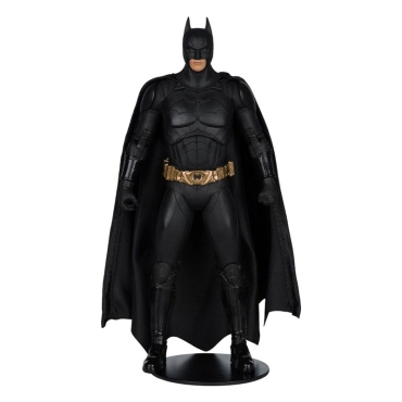 Batman Begins action figure with stand – full view