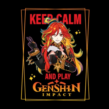 Тениска Genshin Impact отпред