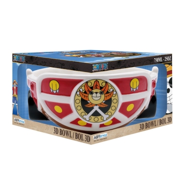 One Piece 3D Bowl featuring Thousand Sunny Ship.