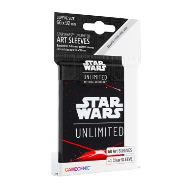 Gamegenic - Star Wars Unlimited Art Sleeves - Card Back Red