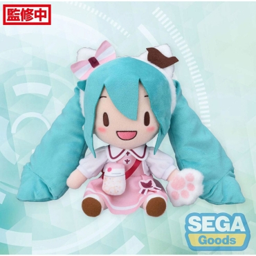 PRE-ORDER: Character Vocal Series 01: Hatsune Miku Fuwa Petit Плюшена играчка - Hatsune Miku Theme Park Ver. M 