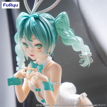 Hatsune Miku BiCute Bunnies Колекционерска Фигурка - Miku Rurudo White Color Ver. 