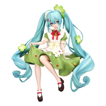 Hatsune Miku Noodle Stopper PVC Statue - Flower Fairy Clover 15 cm