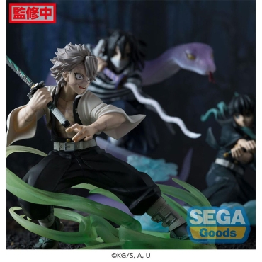 Demon Slayer: Kimetsu no Yaiba Xross Link Anime PVC Statue Sanemi Shinazugawa Hashira Training Arc 12 cm