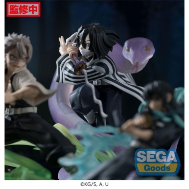 Demon Slayer: Kimetsu no Yaiba Xross Link Anime PVC Statue Obanai Iguro Hashira Training Arc 14 cm