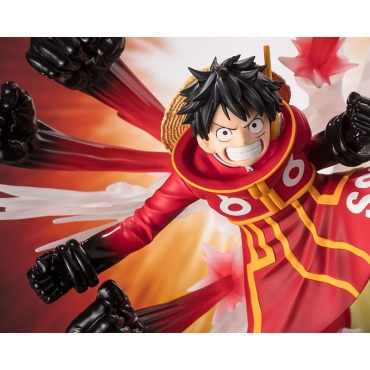 One Piece Figuarts ZERO Extra Battle Колекционерска Фигурка - Monkey D. Luffy -Gum Gum Hawk Gatling-