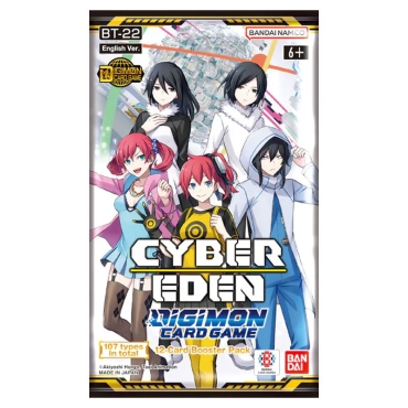 Digimon Card Game - Cyber Eden BT22- Booster Pack
