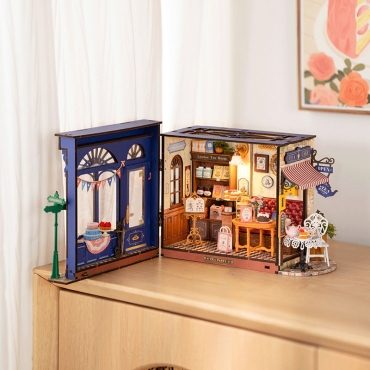 Robotime DIY Модел за Сглобяване - Leisure Time Tea Room