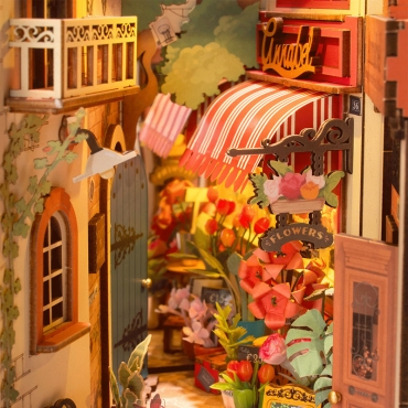 Robotime DIY Модел за Сглобяване - Floral Corner