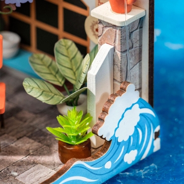 Robotime DIY Model Kit - Sea Holiday Restaurant