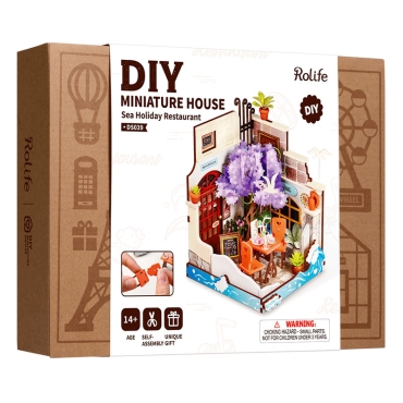 Robotime DIY Model Kit - Sea Holiday Restaurant