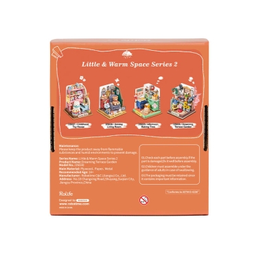 Robotime DIY Модел за Сглобяване - Dreaming Terrace Garden