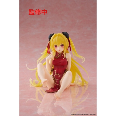 To Love Ru Darkness Колекционерска Фигурка - Desktop Cute Figure Golden Darkness (Chinese Dress Ver.) 