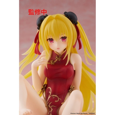 To Love Ru Darkness Колекционерска Фигурка - Desktop Cute Figure Golden Darkness (Chinese Dress Ver.) 