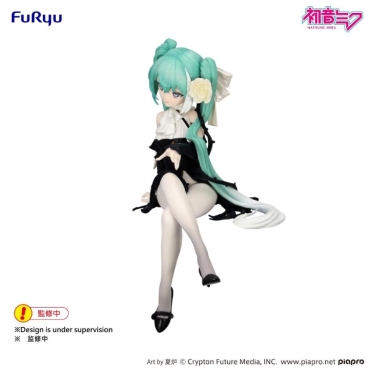 Vocaloid Noodle Stopper Figure - Hatsune Miku, Flower Fairy White Rose