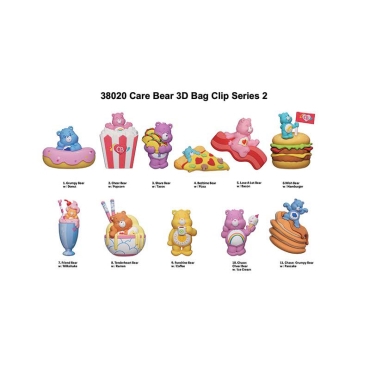 Care Bears 3D Ключодържател Късмет - Series 2