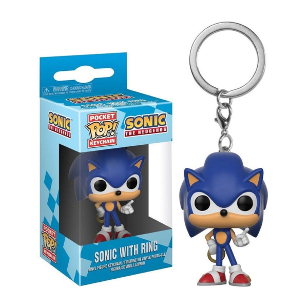 Sonic The Hedgehog Funko POP Ключодържател - Sonic with Ring