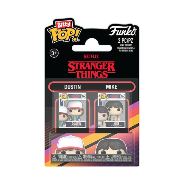 Stranger Things Bitty POP! Комплект Фигурки - Dustin & Mike