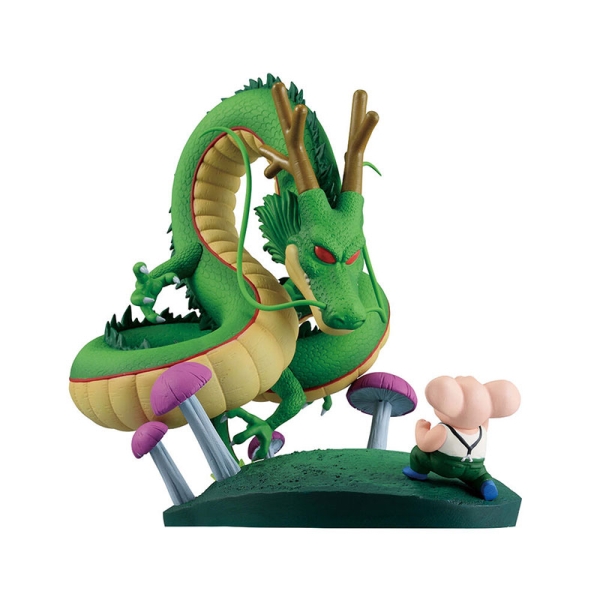 Dragon Ball Ichibansho History Box Колекционерска Фигурка - Oolong & Shenron (14cm)