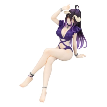 Overlord Noodle Stopper PVC Statue  - Albedo Swimsuit Dark Purple Color Ver. 16 cm