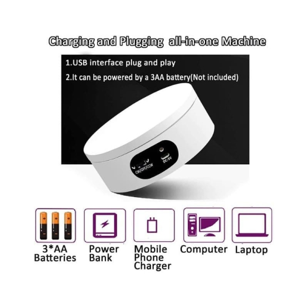 Evoretro Въртяща се поставка - Бяла