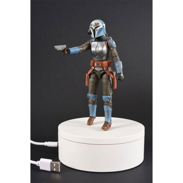 Evoretro Въртяща се поставка - Бяла