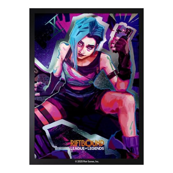 Riftbound: League of Legends Sleeves Standard Size - Origins Jinx Art (100 Sleeves)