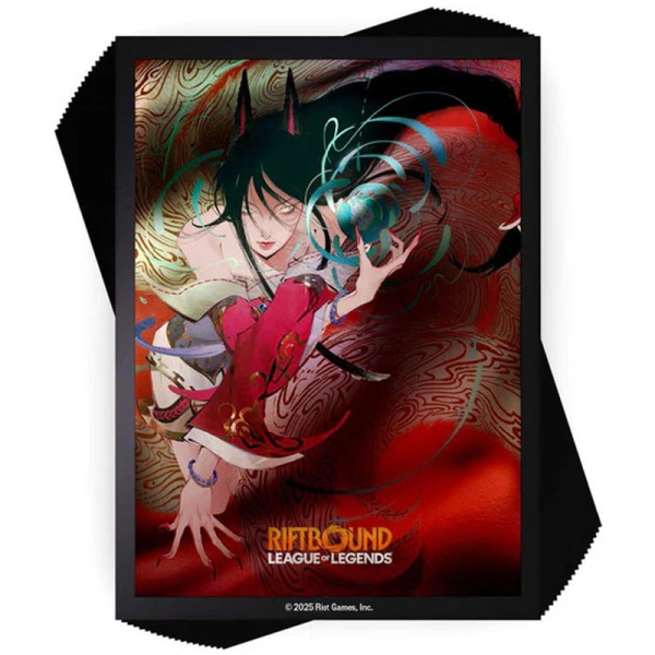Riftbound: League of Legends Sleeves Standard Size - Origins Ahri Art (100 Sleeves)