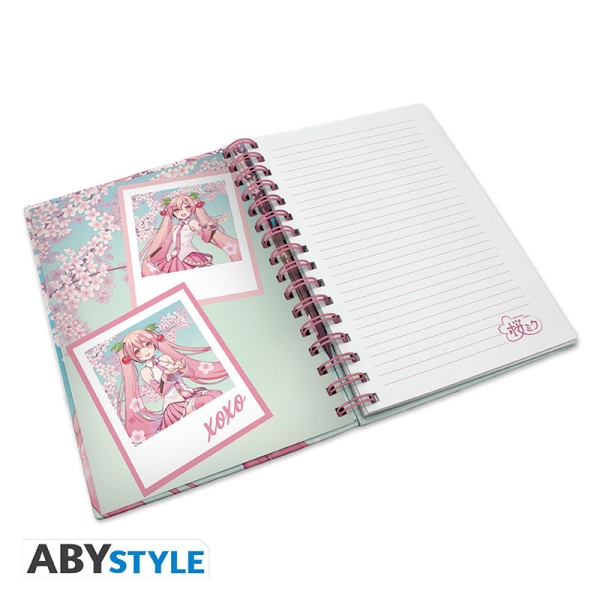 Hatsune Miku - Notebook A5 Spirale - Cherry Blossom