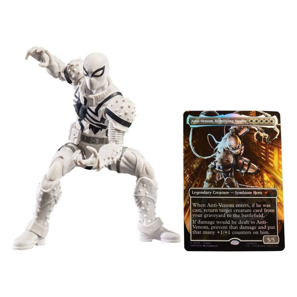 Marvel Legends Magic: The Gathering Екшън Фигурка - Agent Anti-Venom + Промо Карта
